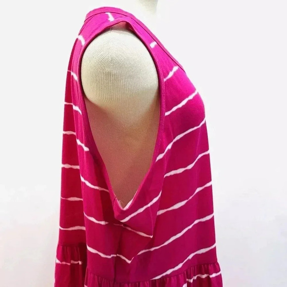 NWT CROFT & BARROW Women Sleeveless Pullover Plaid Elastic Waist Dress Size 2X - Picture 5 of 13